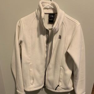 White North Face fleece